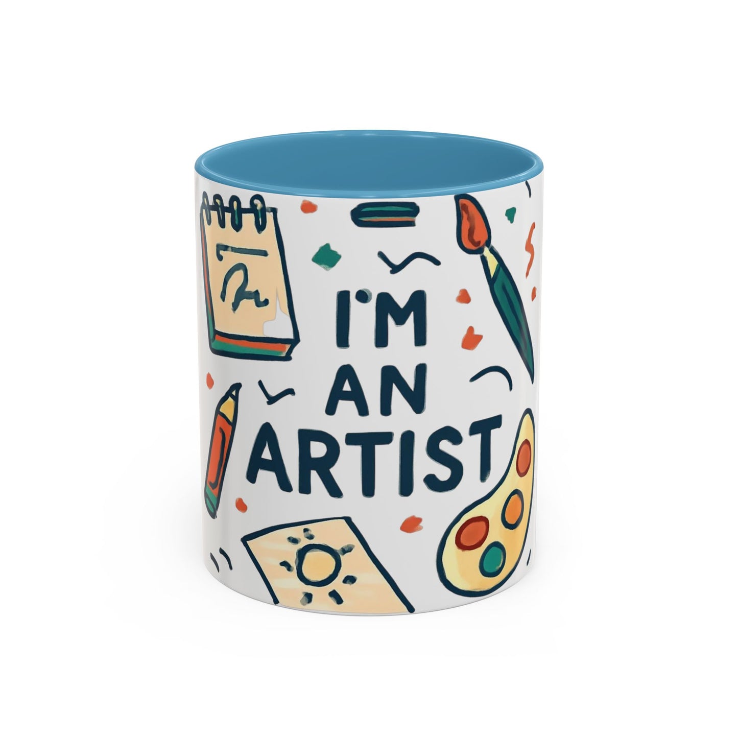 I'm An Artist Accent Coffee Mug — Creative Artist Gift for Painters & Designers