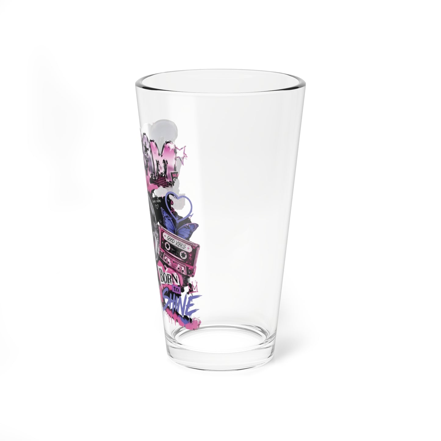 Dream Loud 16oz Mixing Glass Graphic
