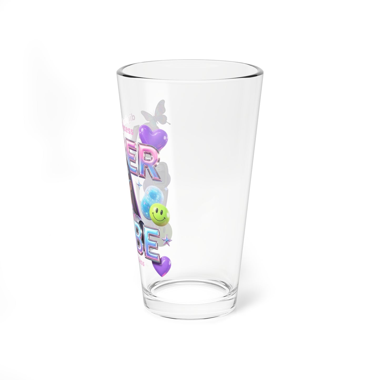 Cyber Babe Retro Y2K Mixing Glass — 16oz