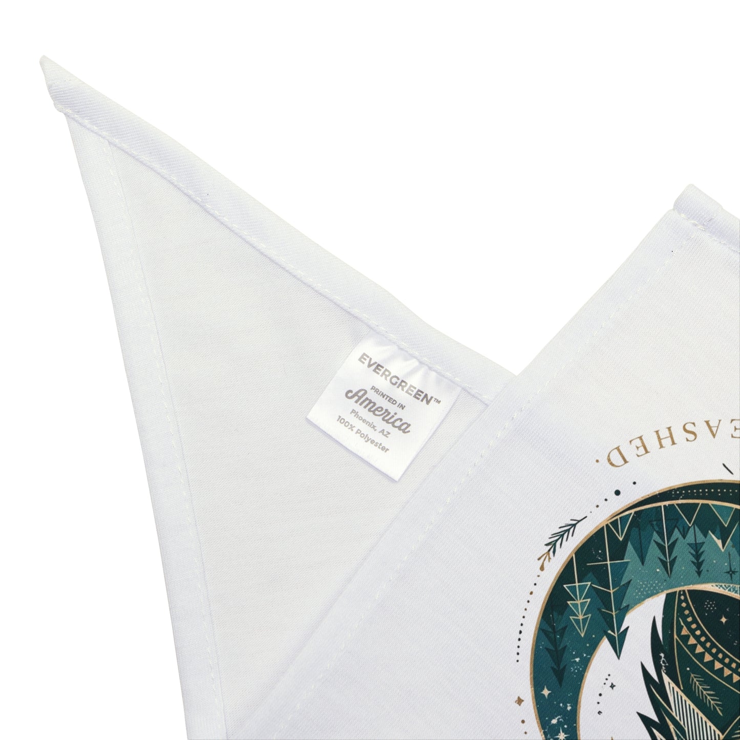 Forest Spirit Wolf Pet Bandana — Howling Wolf Dog Bandana