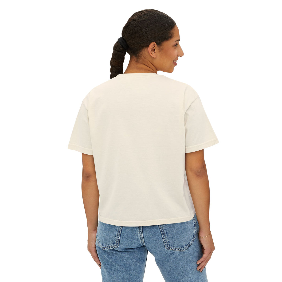 Slim Thicc with Confidence Women's Boxy Tee — Empowerment Graphic Shirt