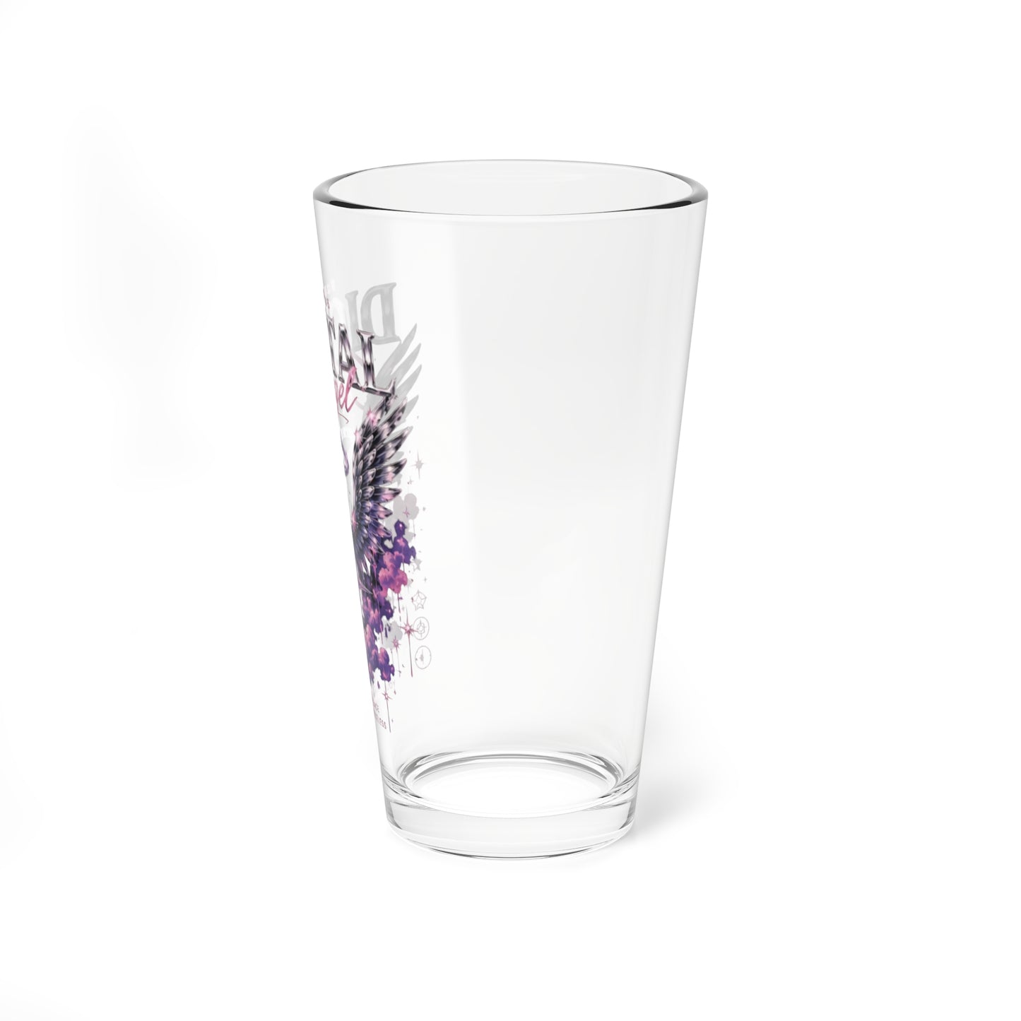 Mixing Glass - "Digital Angel" 16oz Cocktail Mixer Glass