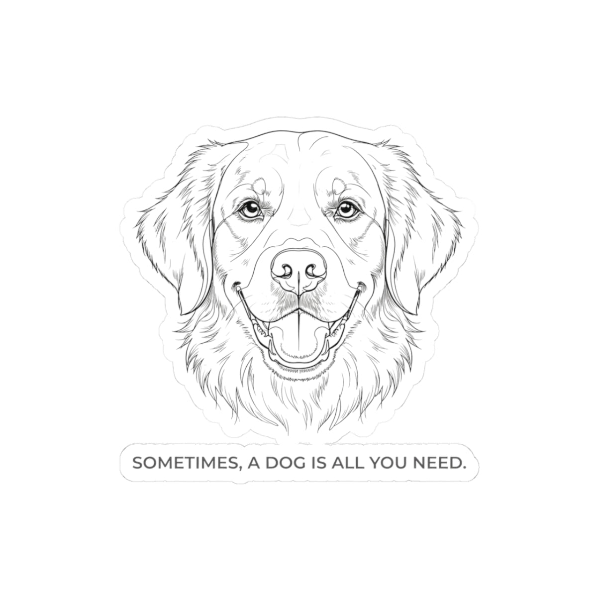 Dog Portrait Sticker