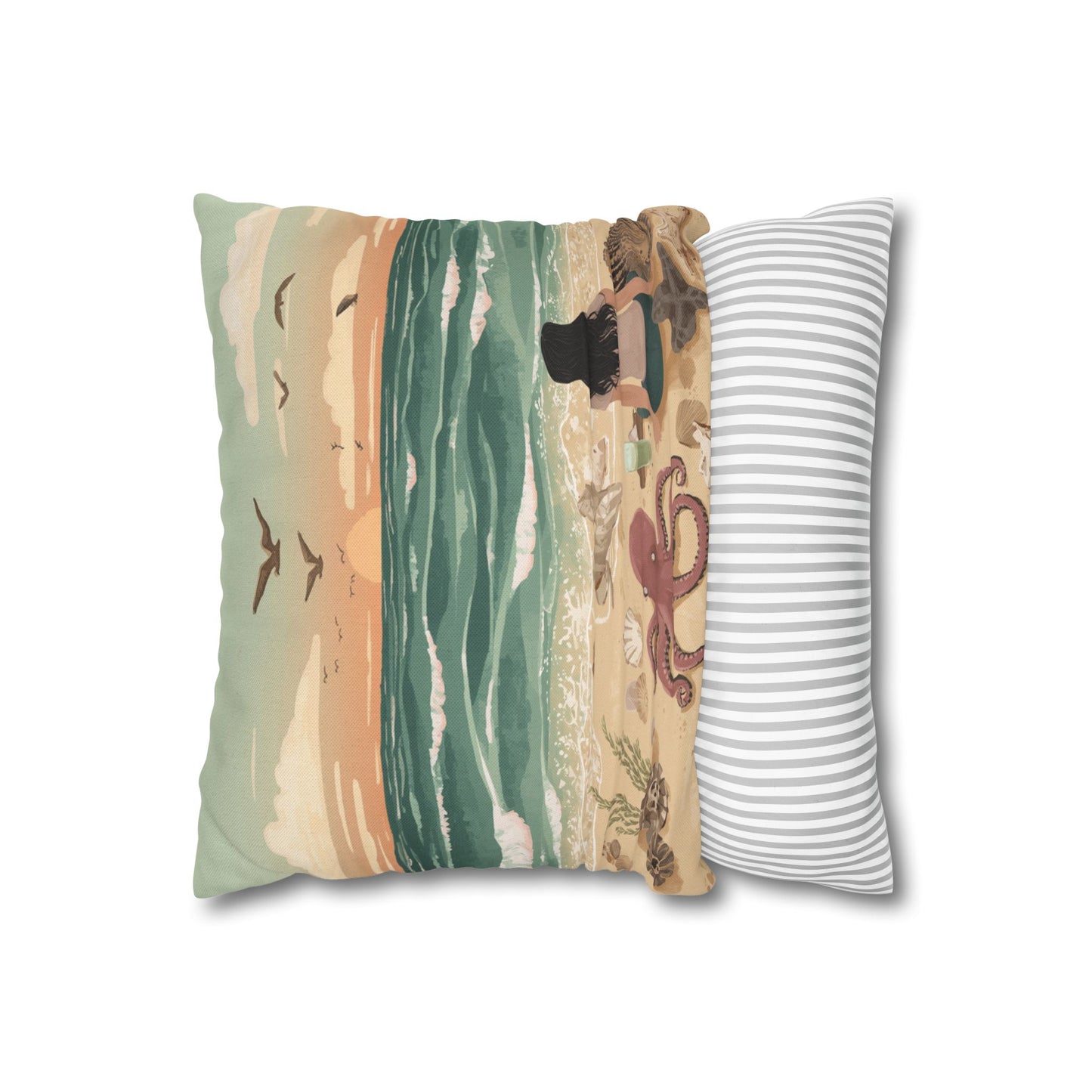 Coastal Sunset Beach Pillowcase