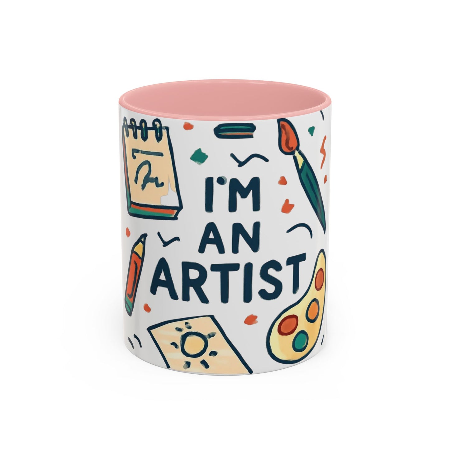 I'm An Artist Accent Coffee Mug — Creative Artist Gift for Painters & Designers