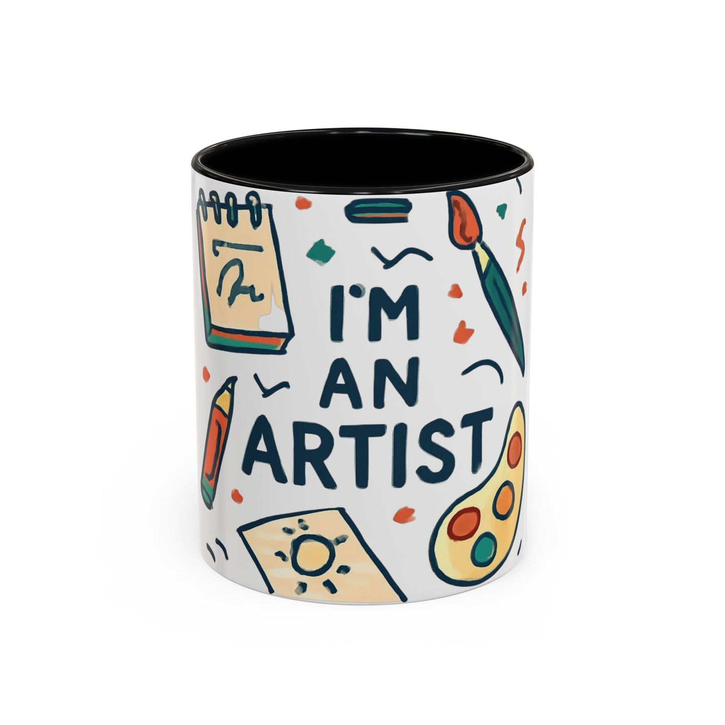 I'm An Artist Accent Coffee Mug — Creative Artist Gift for Painters & Designers