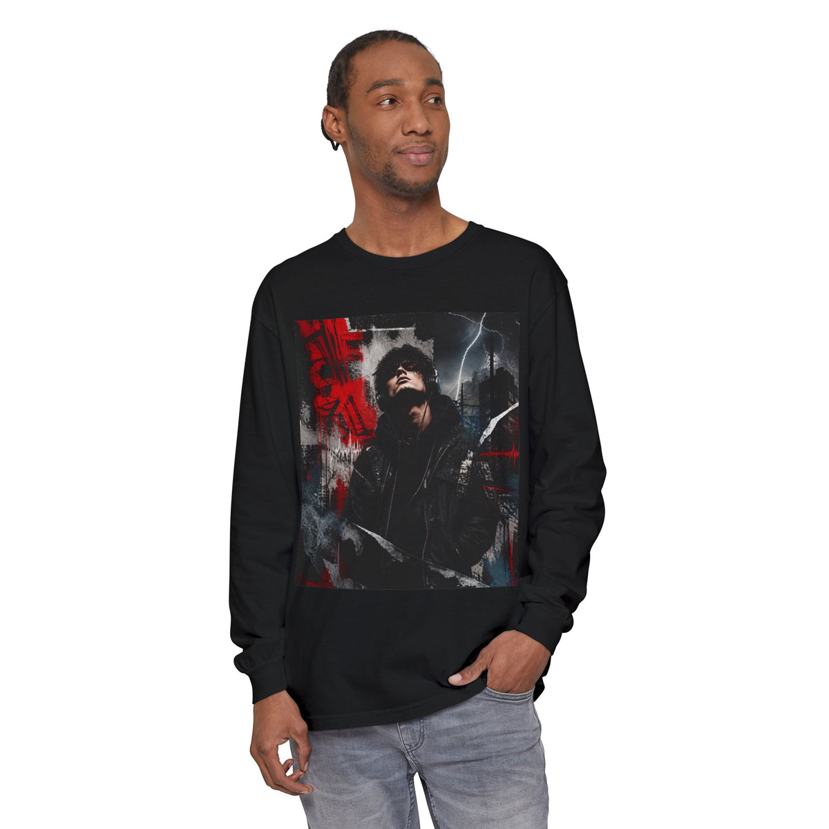 Inspired Urban Portrait Long Sleeve Tee