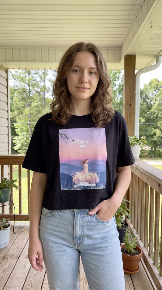 Dreamscape Women’s Boxy Graphic Tee🌙