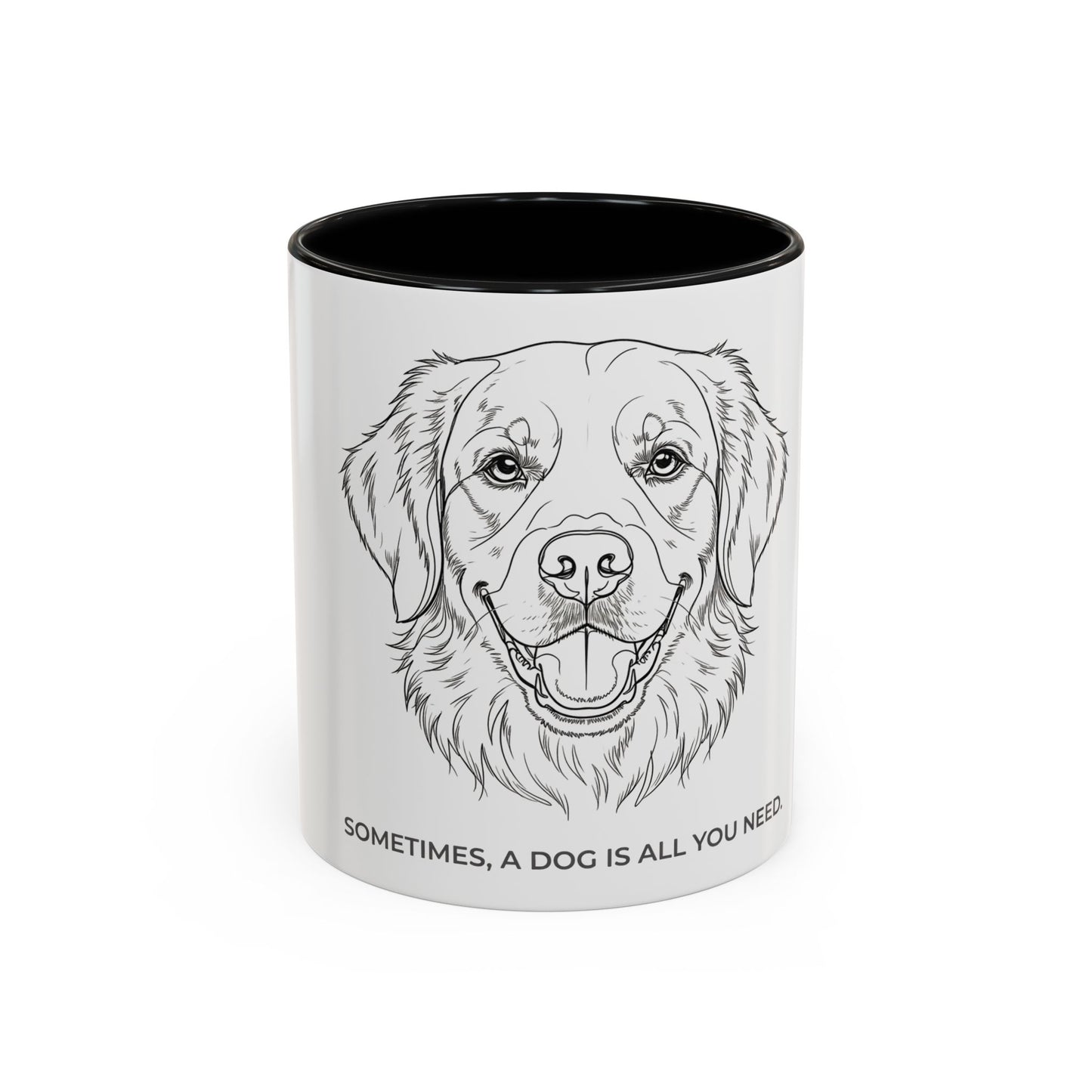 Dog Lover Accent Coffee Mug