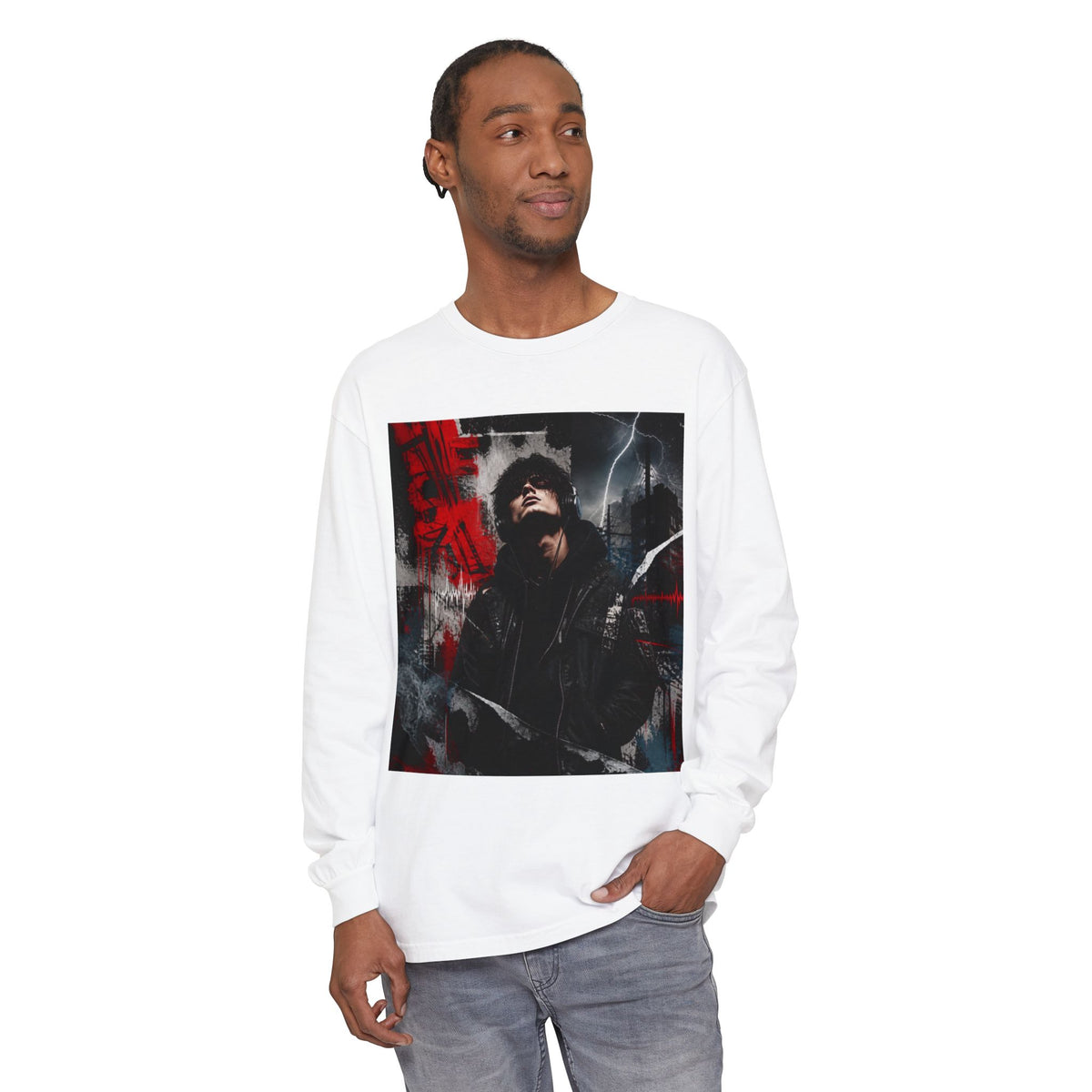 Inspired Urban Portrait Long Sleeve Tee