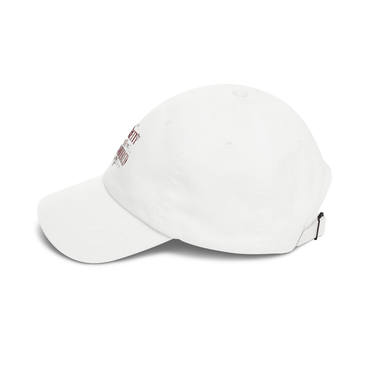 Pretty & Unbothered Dad Cap — Embroidered Feminine Statement Hat