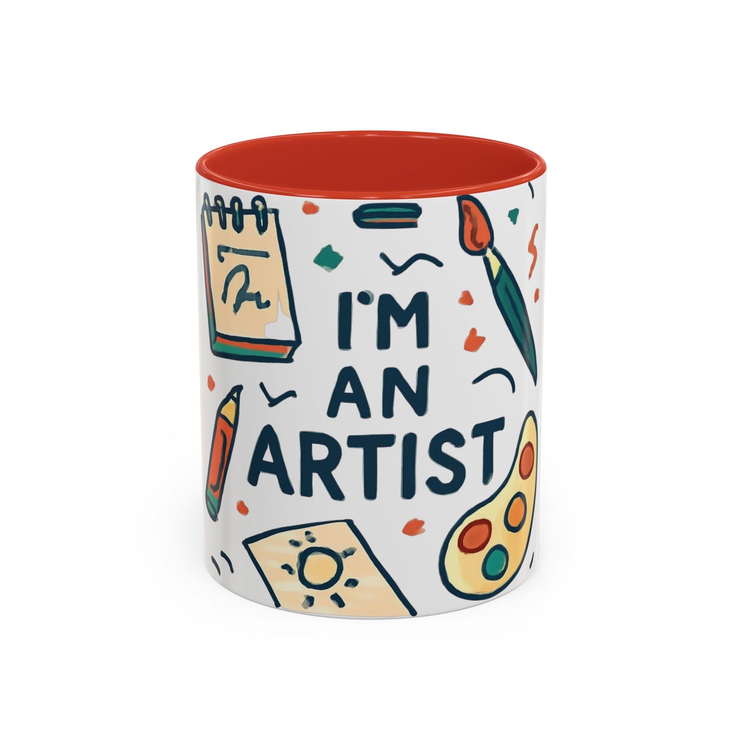 I'm An Artist Accent Coffee Mug — Creative Artist Gift for Painters & Designers