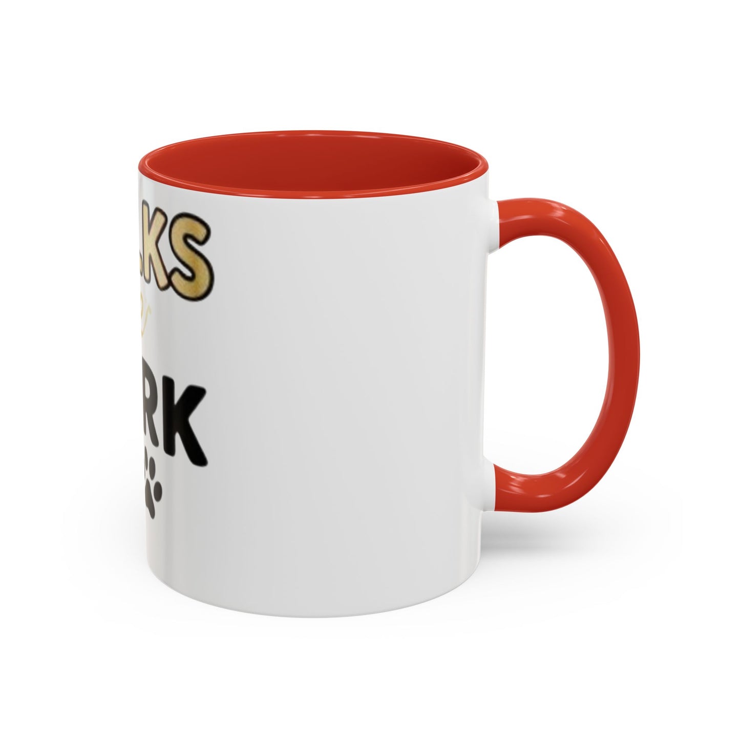 Coffee Mug — "Walks Over Work" Dog Lover Accent Mug (11/15 oz)