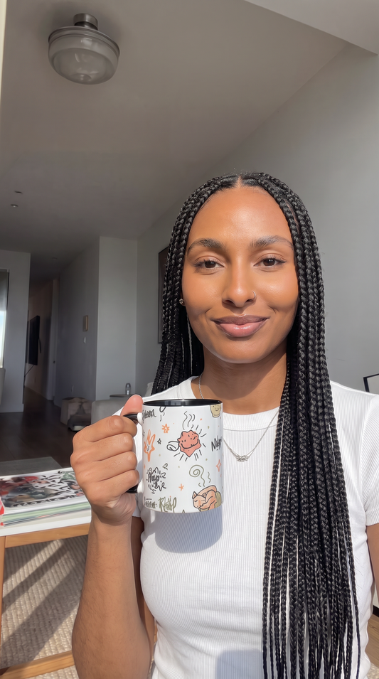 Cozy Doodle Ceramic mug☕️