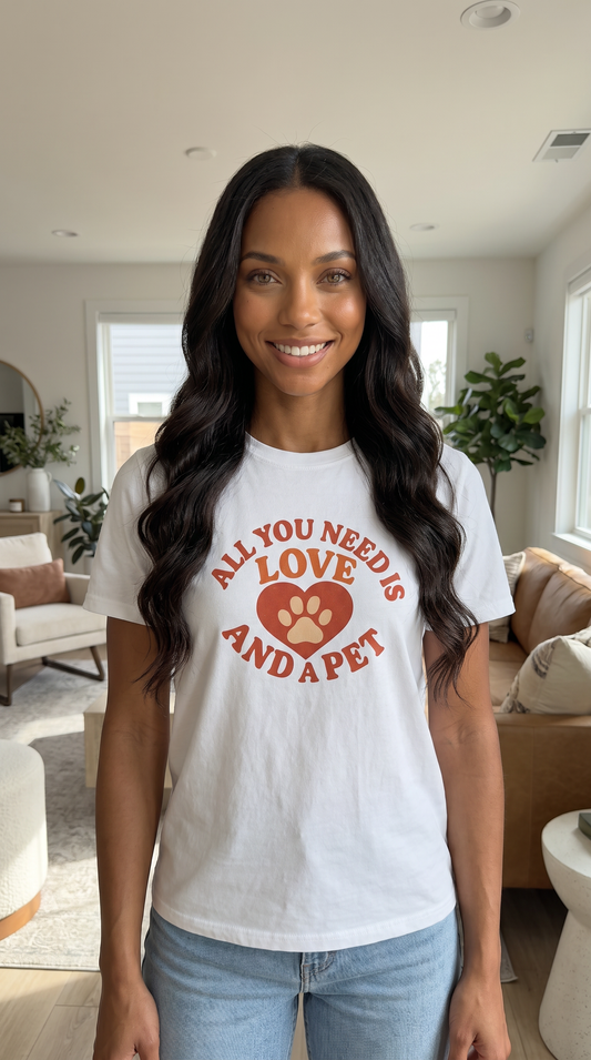 Love and a Pet T-Shirt