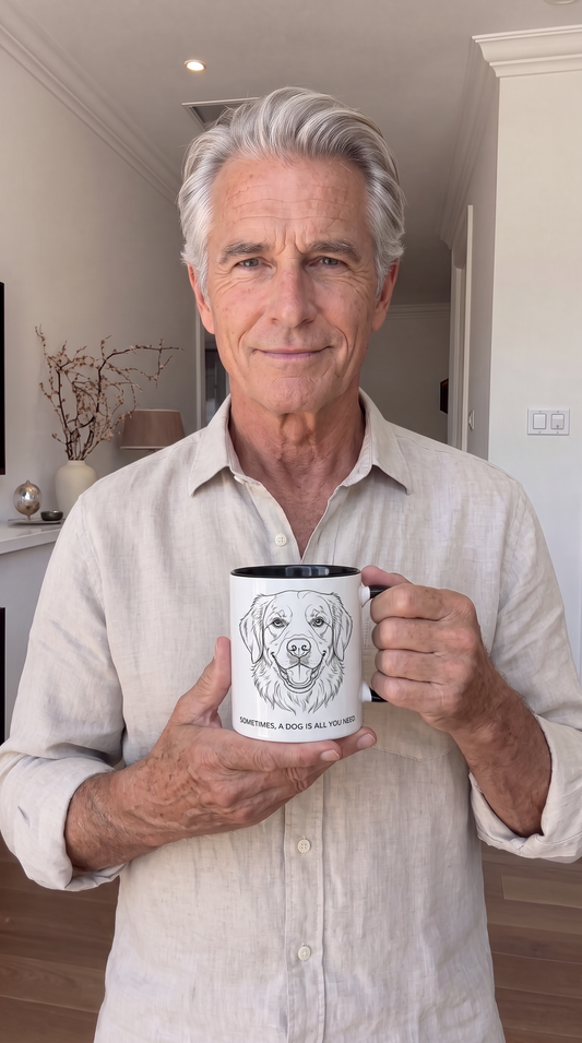 Dog Lover Accent Coffee Mug