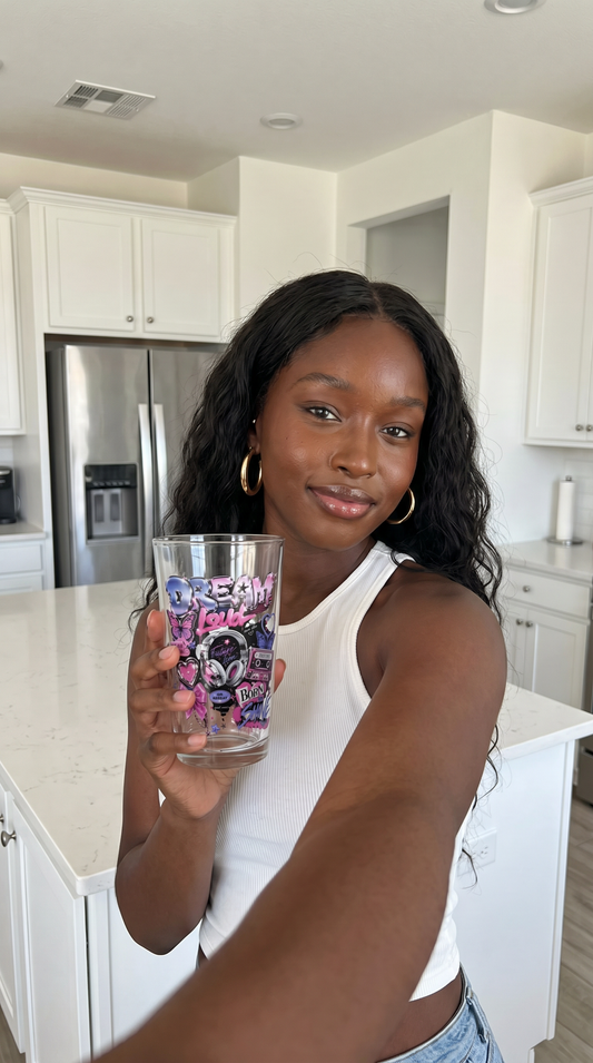 Dream Loud 16oz Mixing Glass Graphic