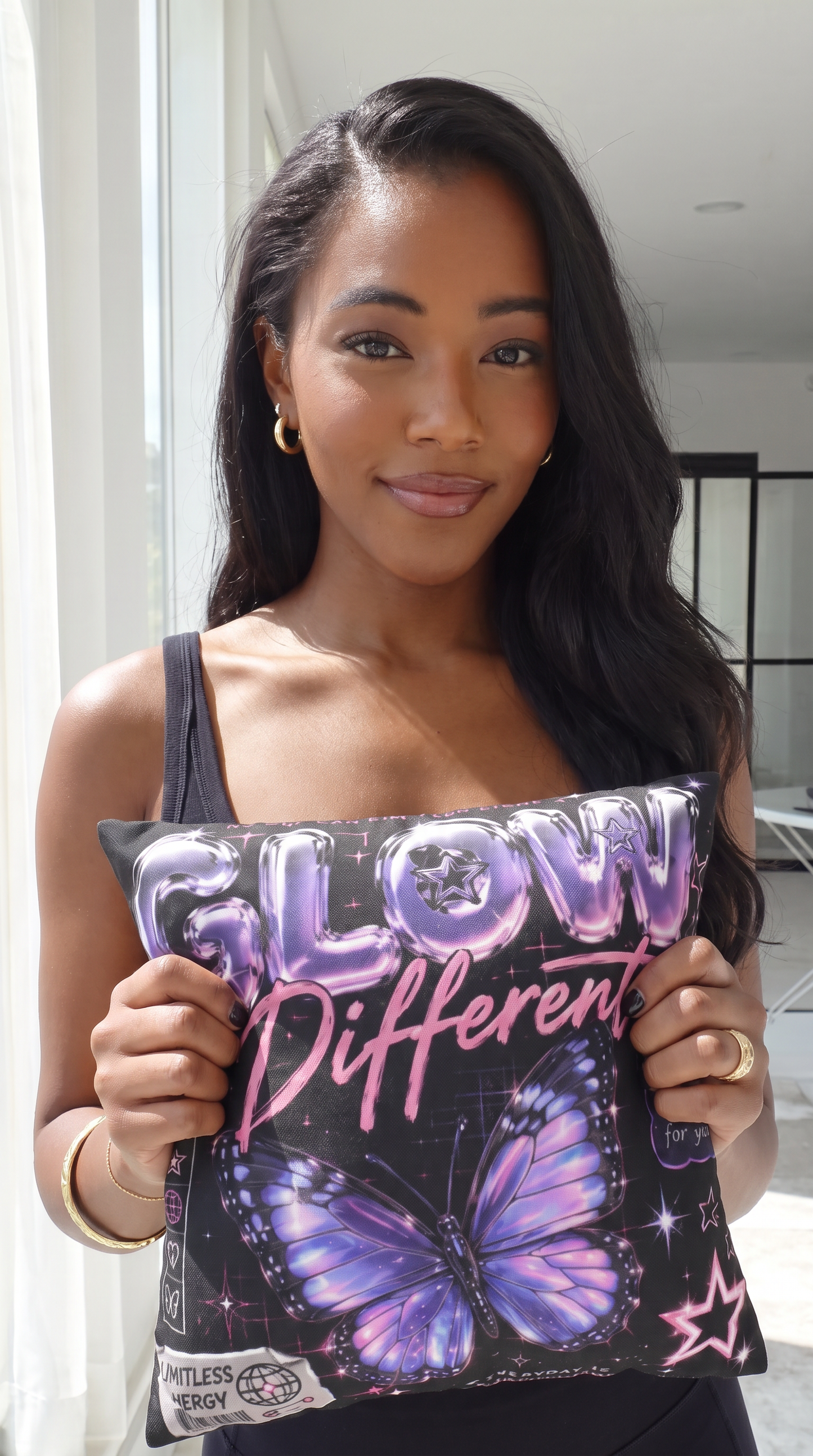 Glow Different Butterfly Pillowcase