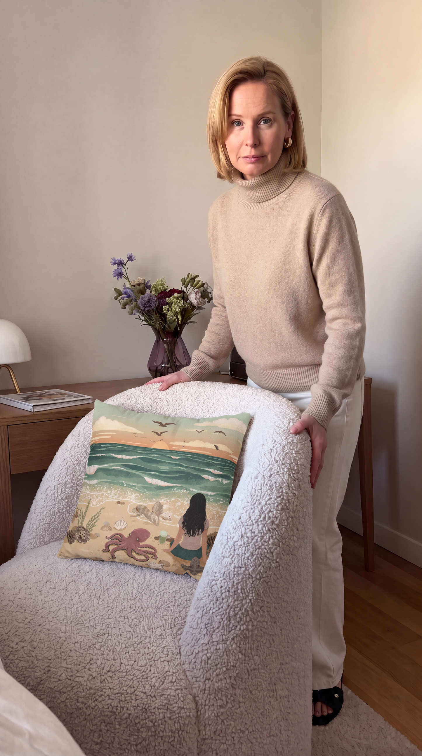 Coastal Sunset Beach Pillowcase